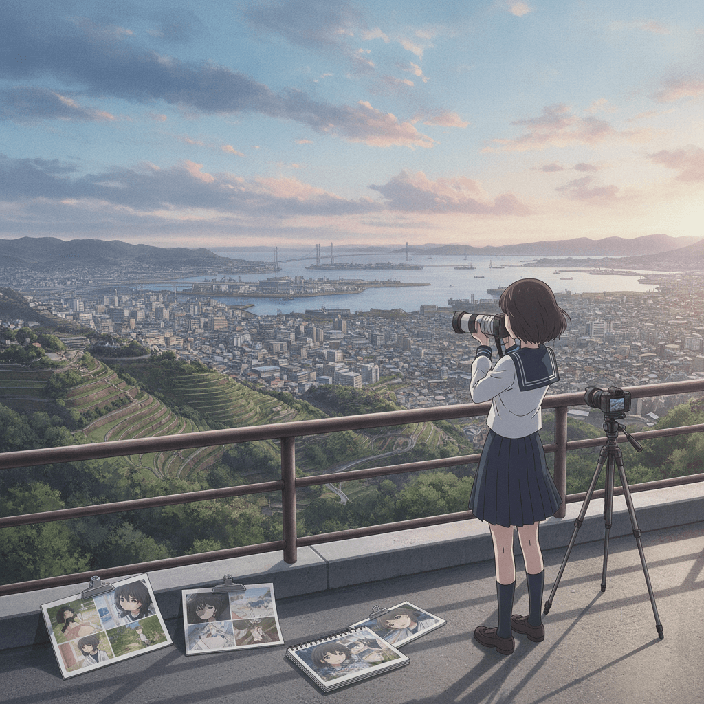 【長崎聖地巡礼】アニメ「色づく世界の明日から」ロケ地完全ガイド:忠実再現撮影術